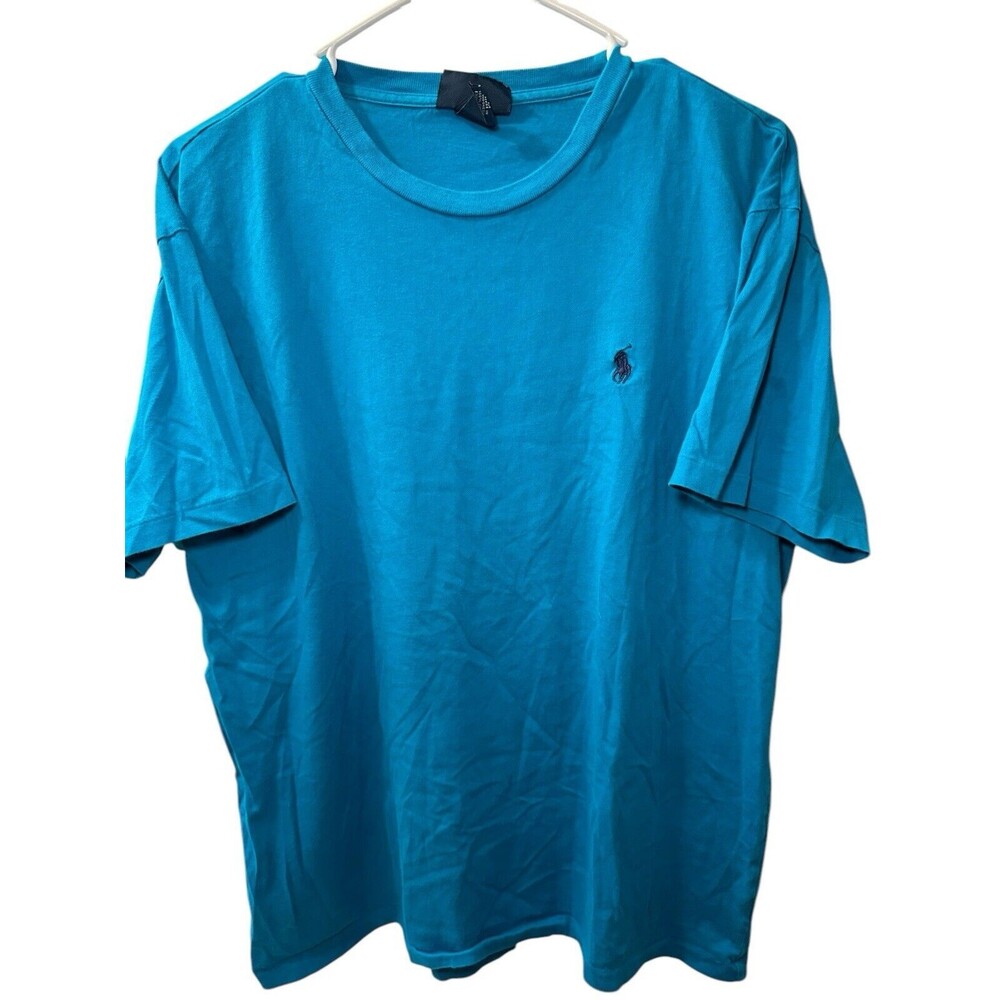 Polo Ralph Lauren Classic T Shirt Men's Size Medium Teal/Blue Pony
